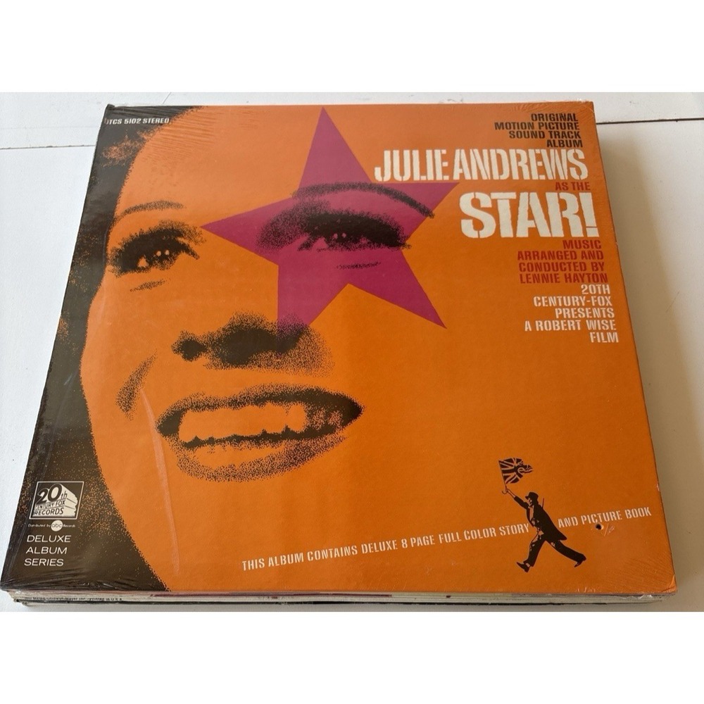 THE STAR - Julie Andrews Soundtrack SEALED!  - Fox DICS 5102 LP Vinyl Record(L45
